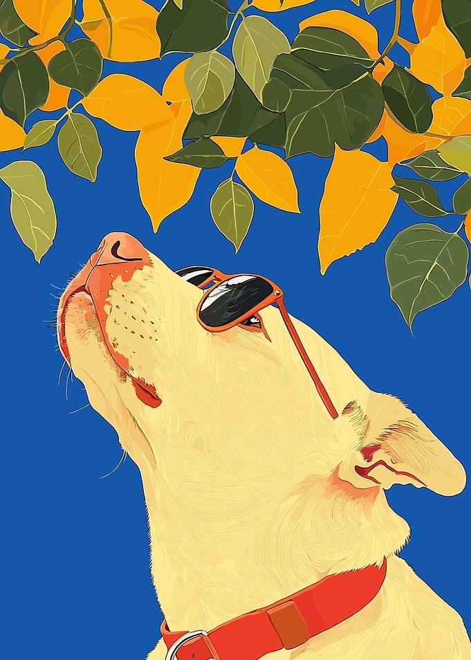 Dog in Sunglasses