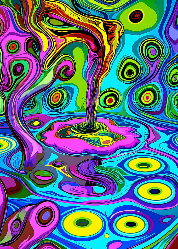 Abstract Psychedelic Artwork