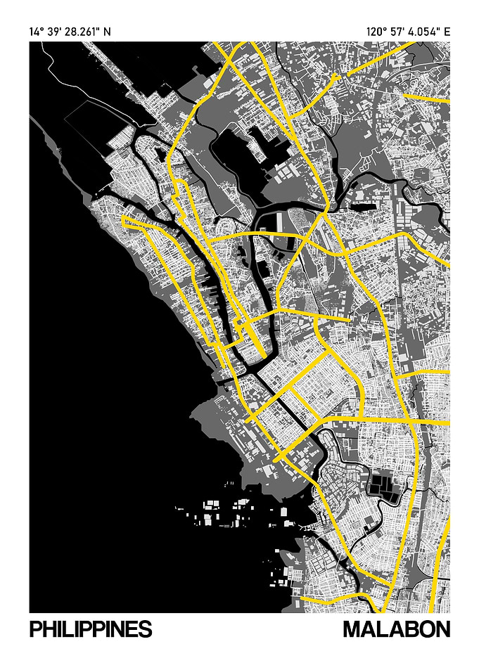 Malabon City Street Map