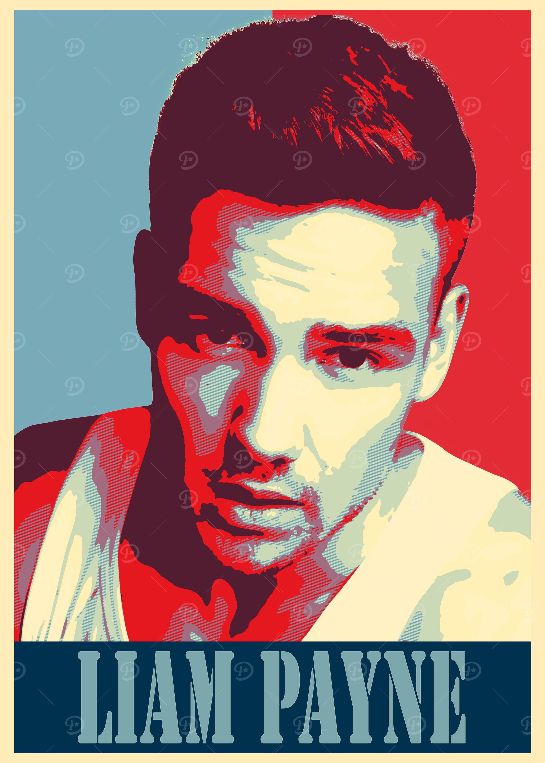 Liam Payne Pop Art Poster