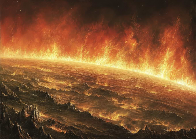 Fiery Planet - 'Inferno Horizon: The Wrath of a Dying World