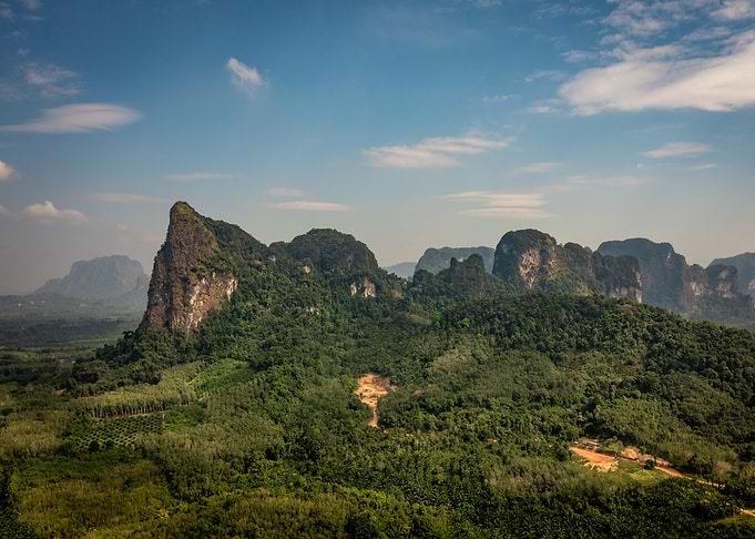 Lush Mountain Range