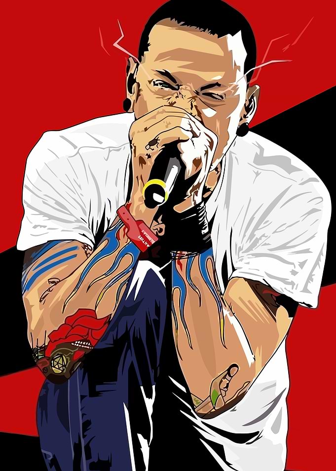 Chester Bennington Digital Art