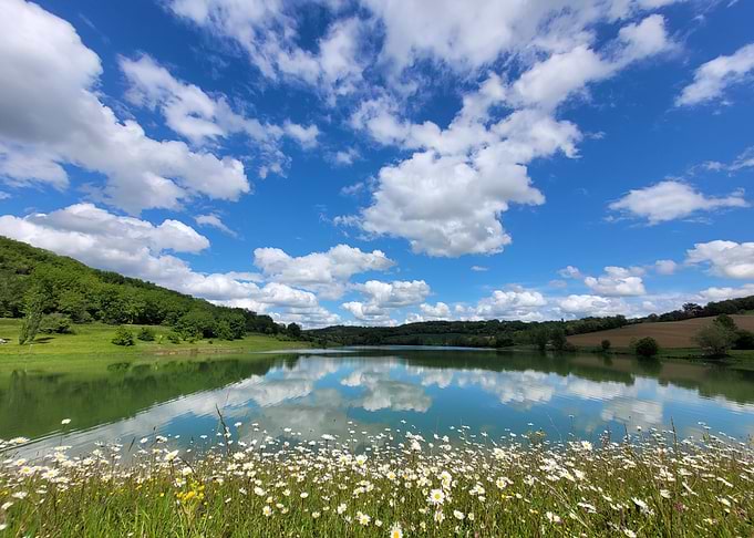 Serene Lake Landscape