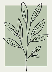 Minimalist Branch Art Print
