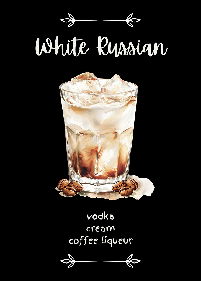 White Russian Cocktail