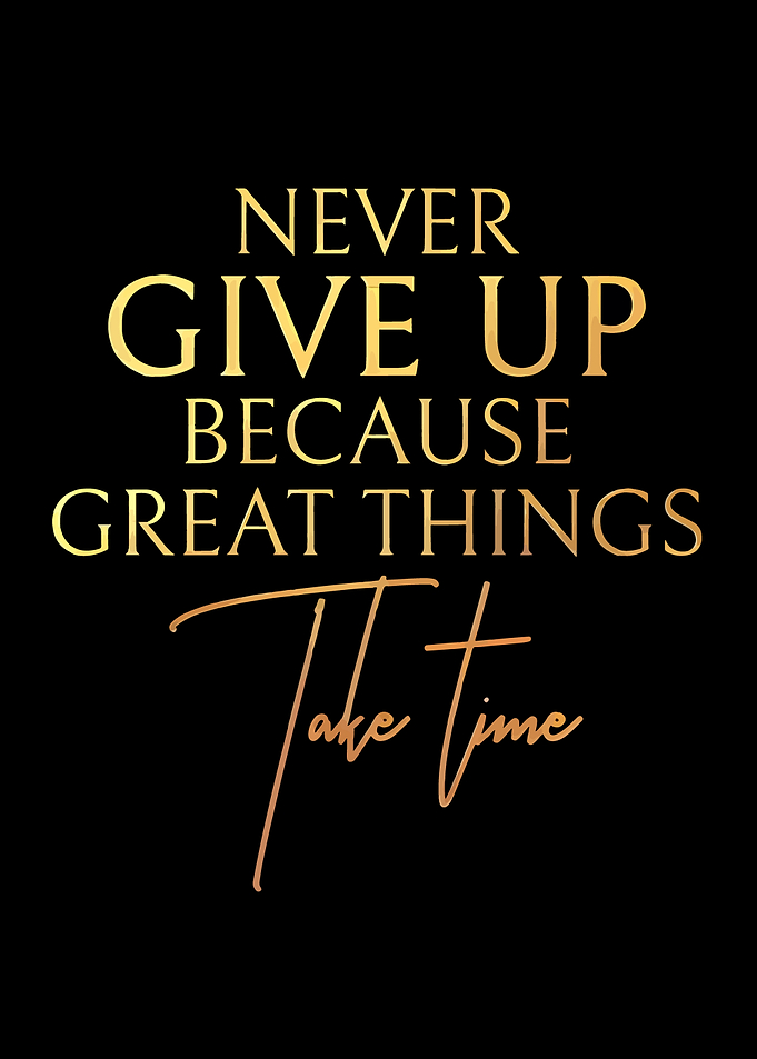 Never Give Up Quote