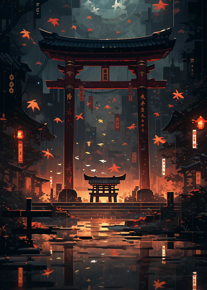 Japanese Temple Gate