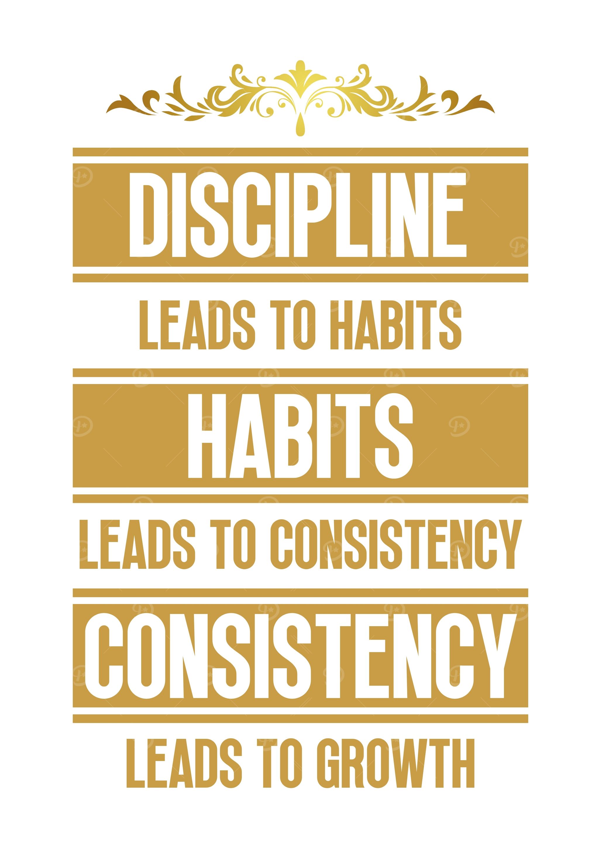Discipline Leads to Growth