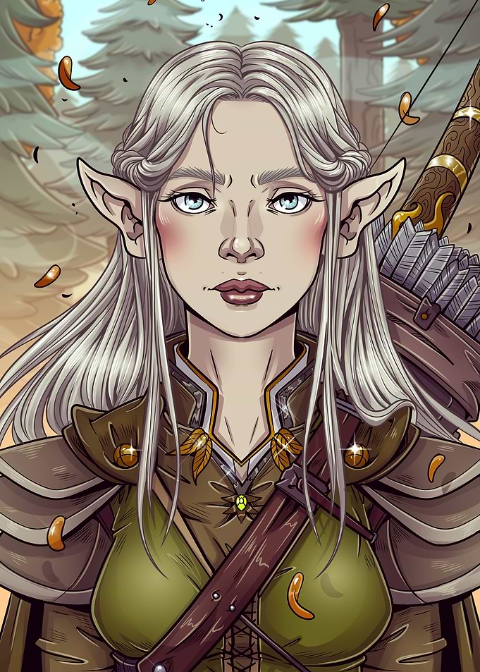 Wood Elf Archer Girl