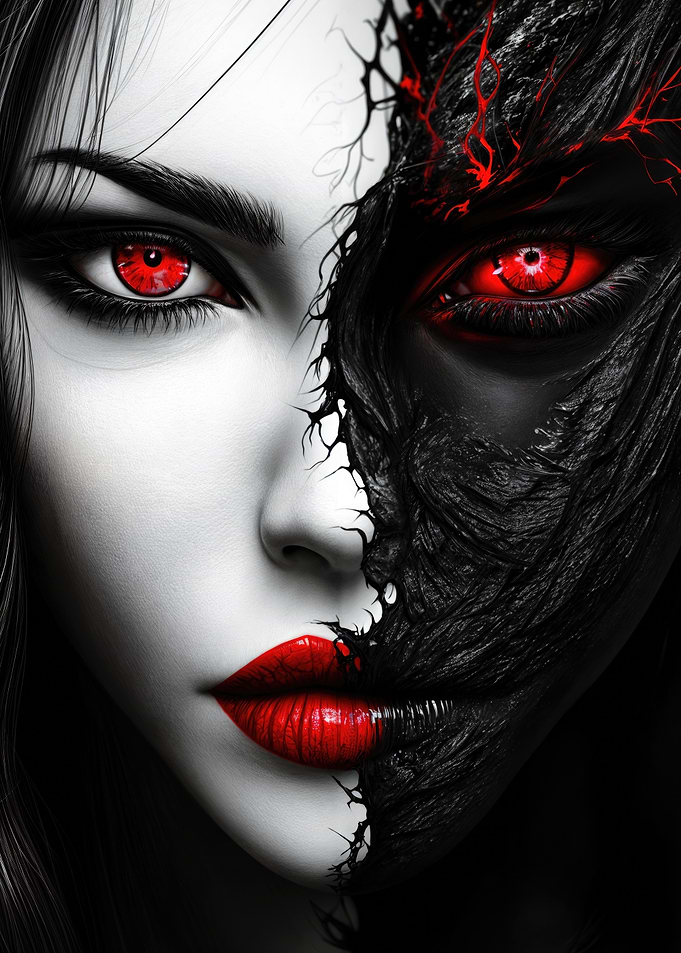 Half Face Demon