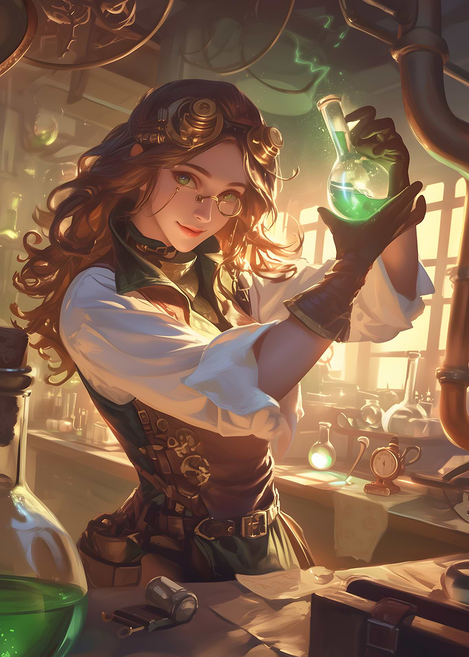 Steampunk Alchemist