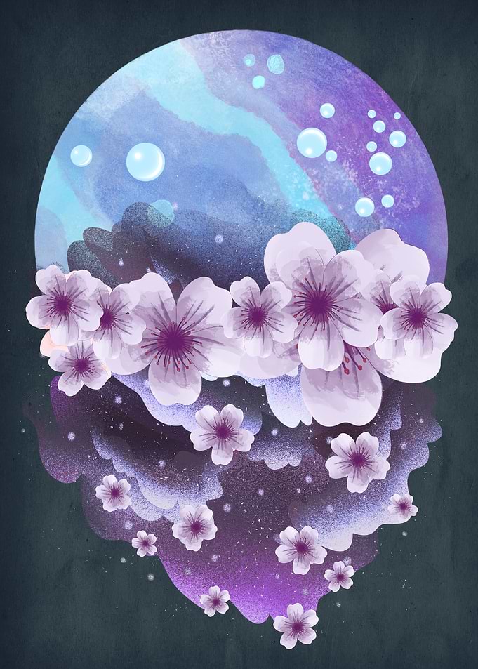 Floral Galaxy Dream