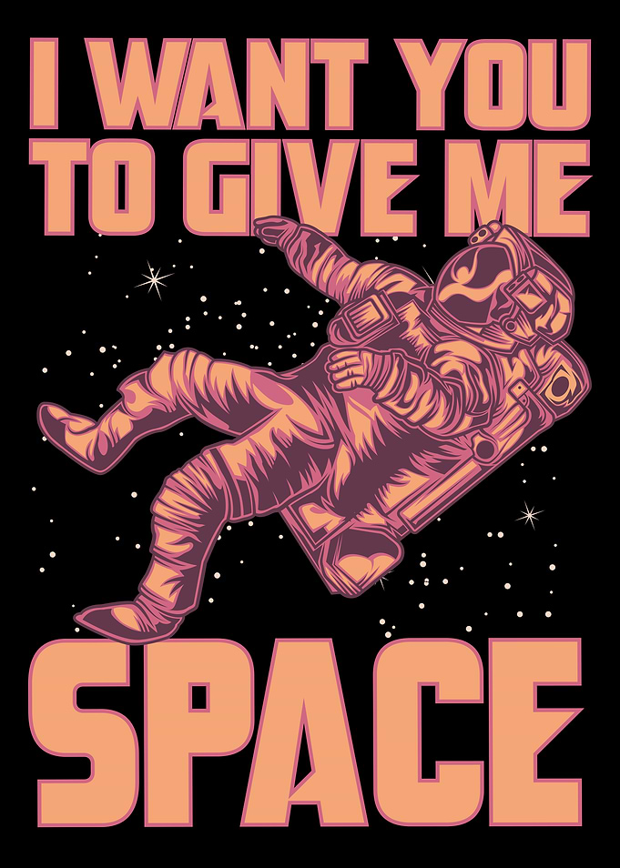 Space Astronaut Graphic