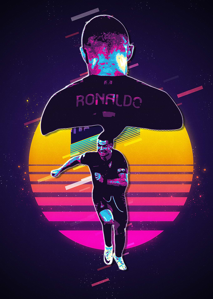 Ronaldo Retro Art