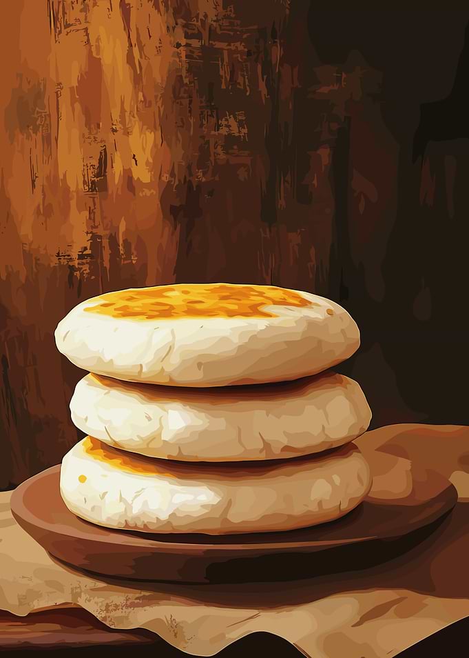 Stack of Flatbreads