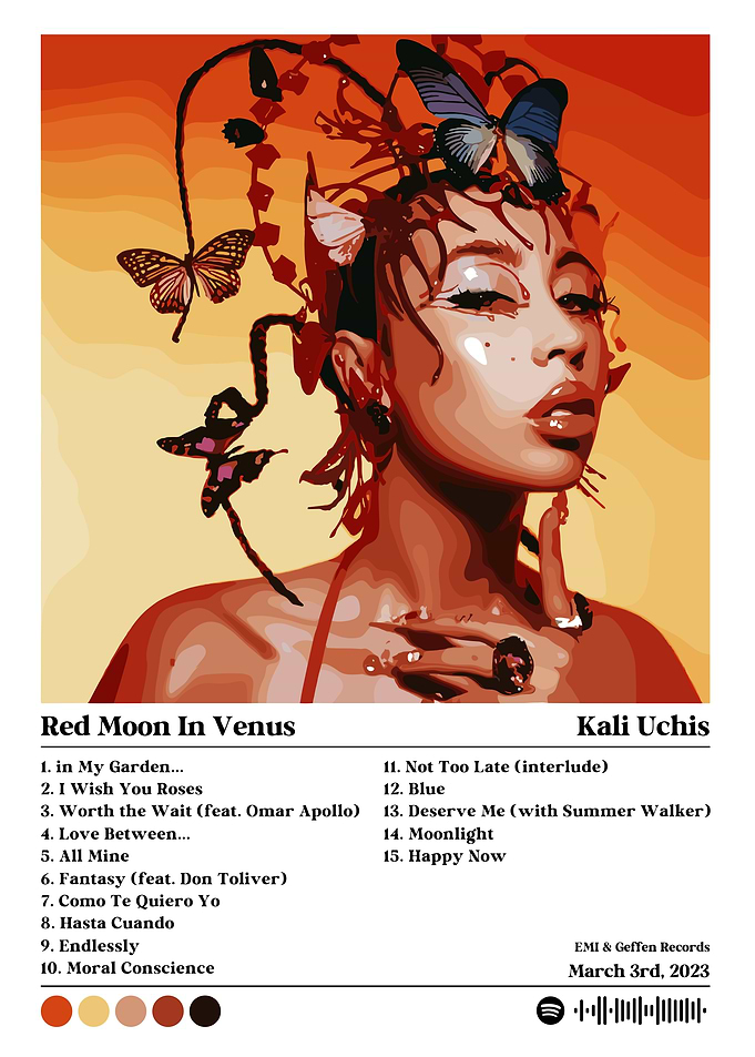 Kali Uchis Red Moon in Venus