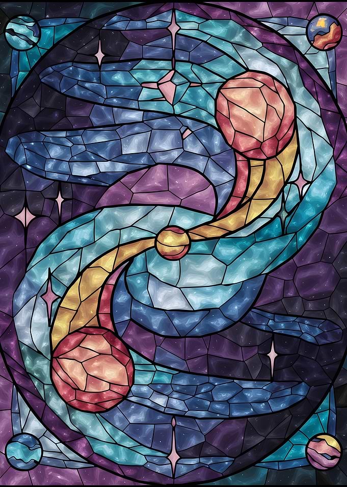 Stained Glass Galaxy