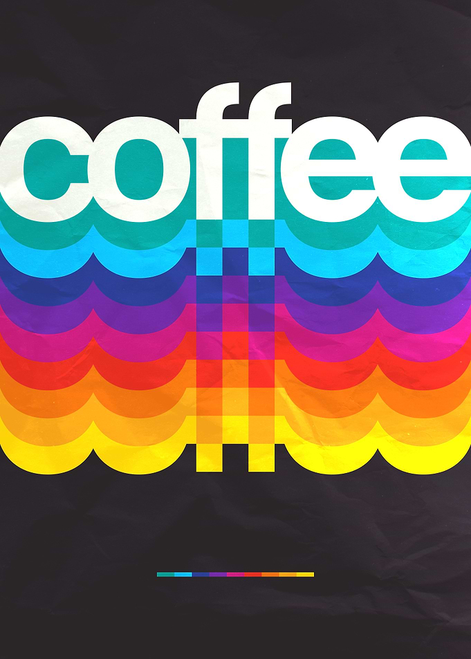 Retro Coffee Black