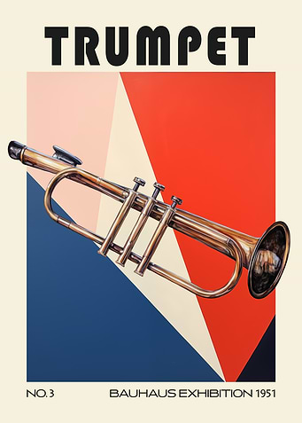 Trumpet Bauhaus Mid Century
