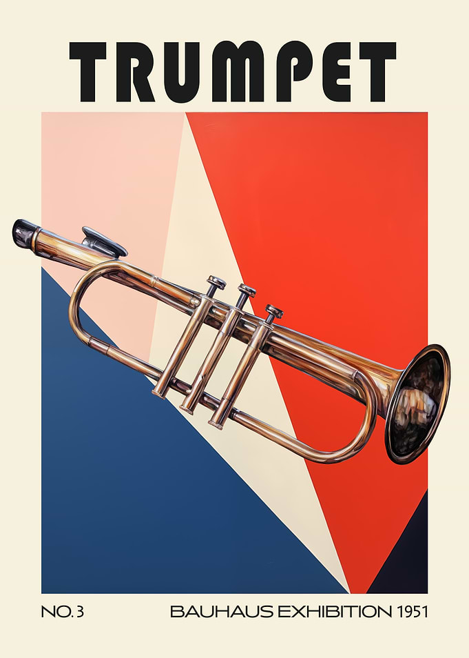 Trumpet Bauhaus Mid Century