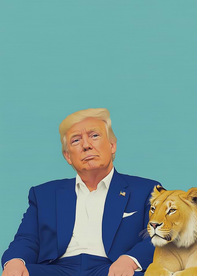 Trump and Lioness