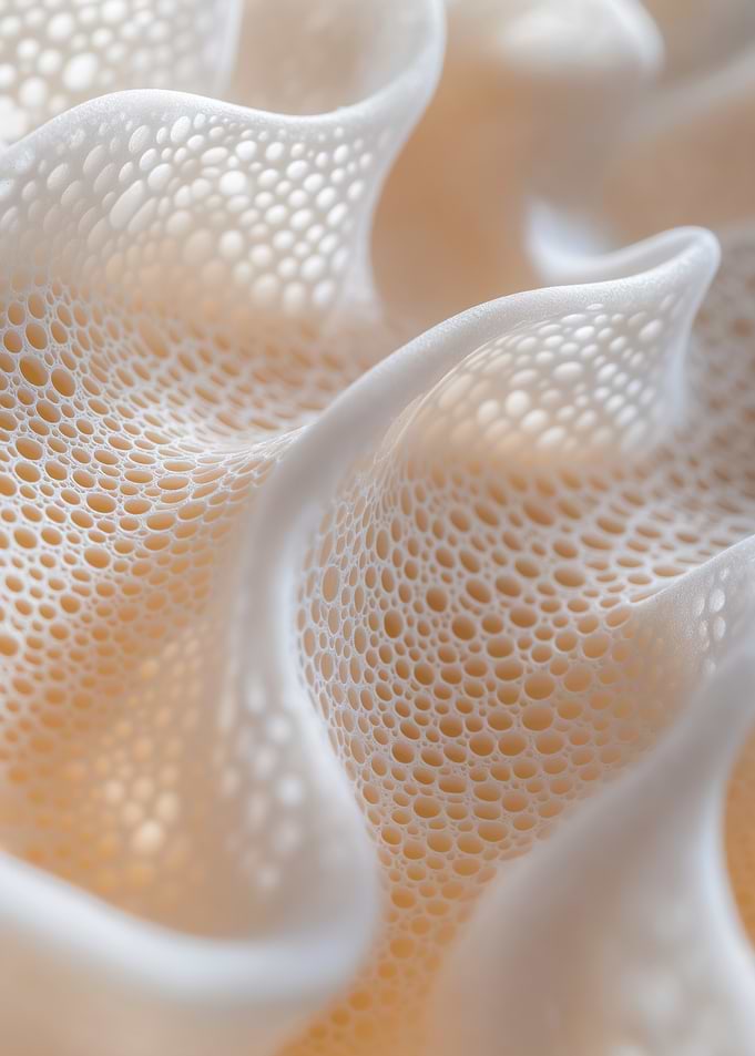 Abstract Bioplastics Bubble Texture