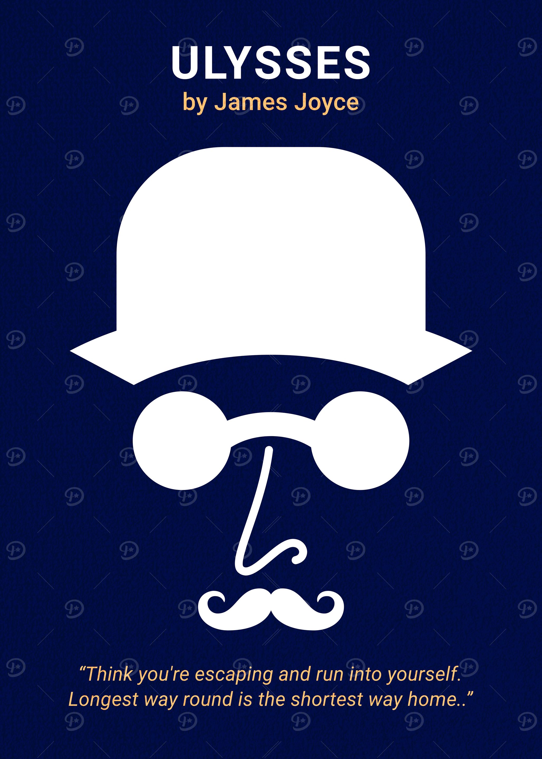 Ulysses Minimalist Book Cover