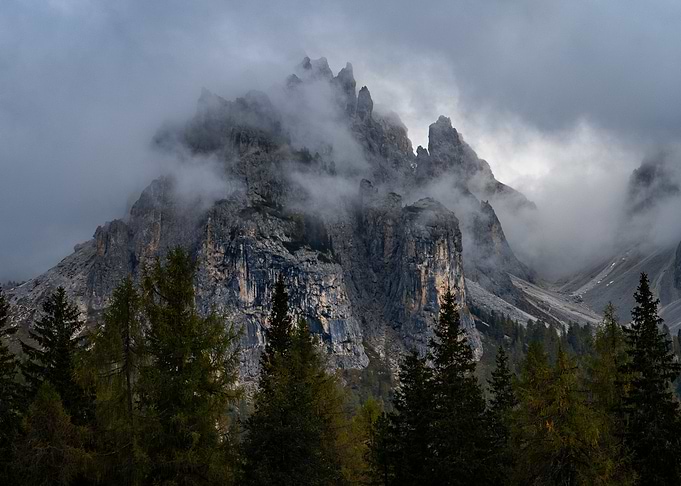 Misty Mountain Peaks