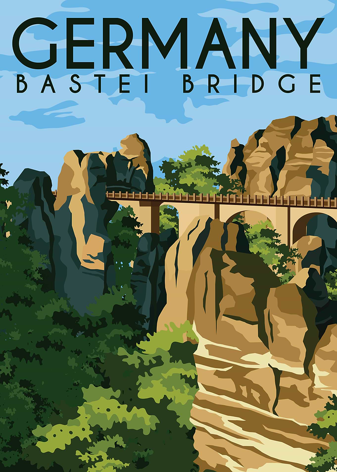 Germany Bastei Bridge
