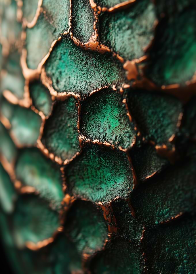 Green and Copper Texture
