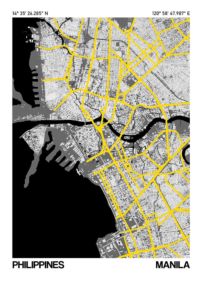 Manila City Street Map