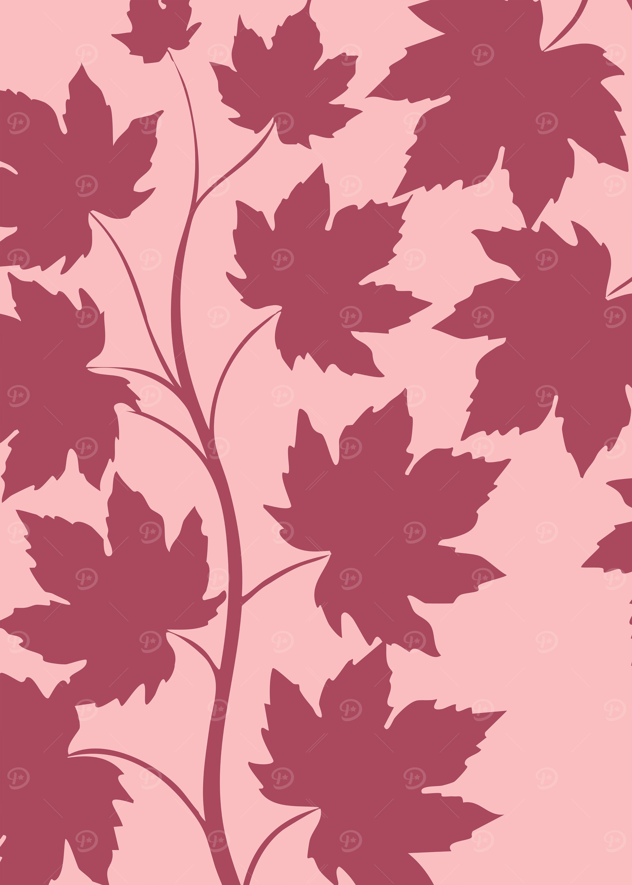 Pink and Red Leaf