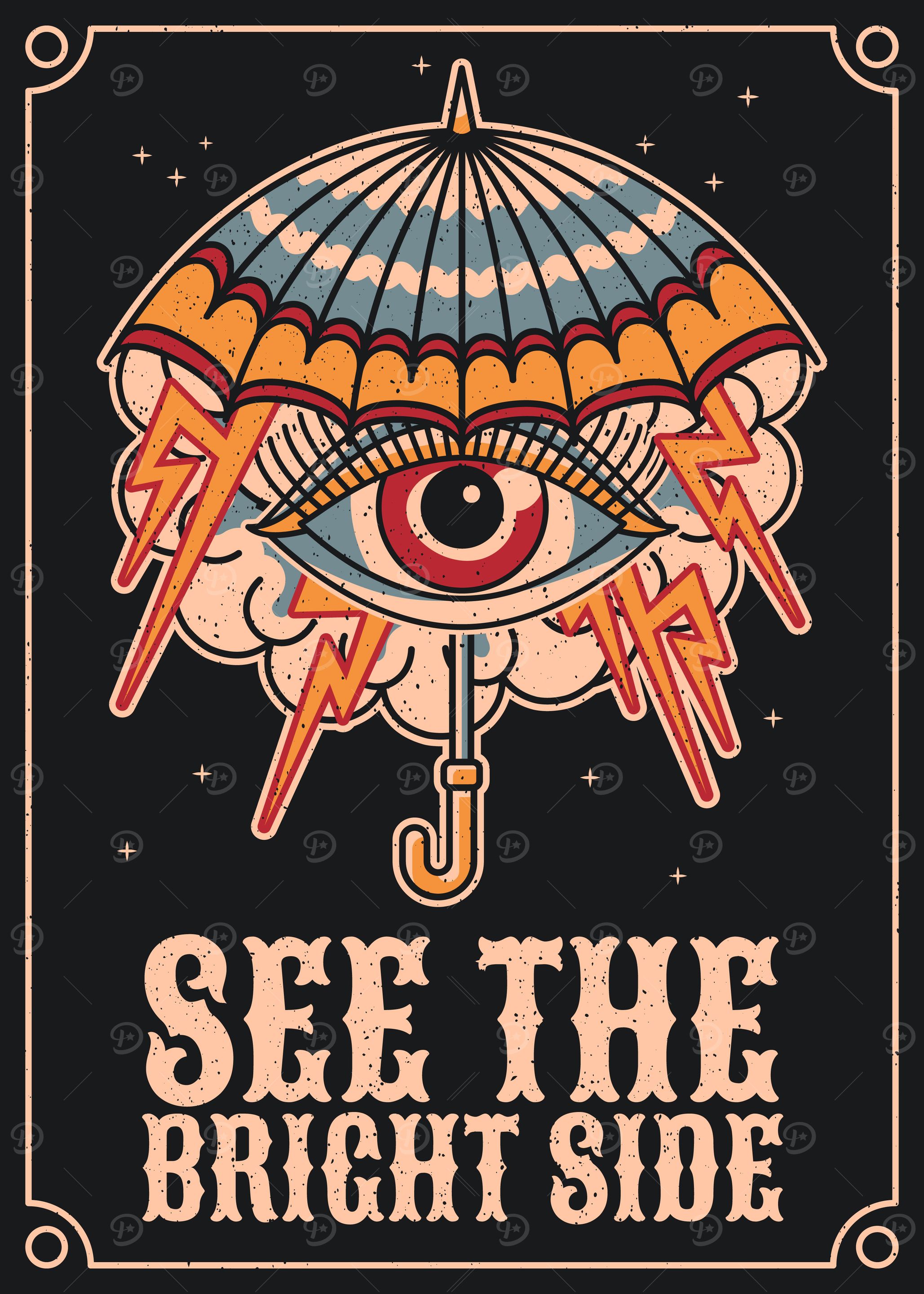 See the bright side tattoo