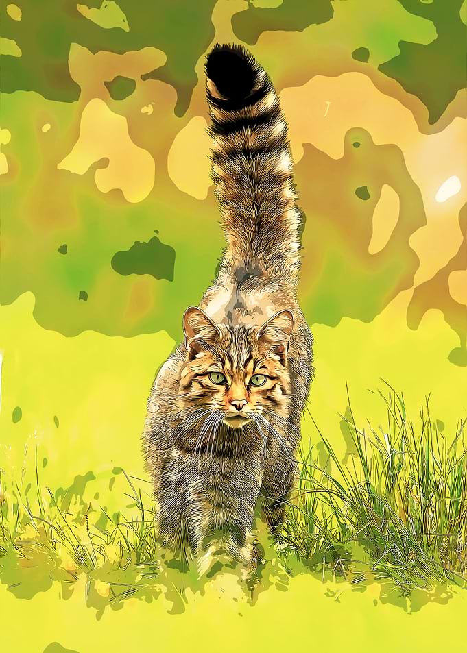 Wild Cat Portrait