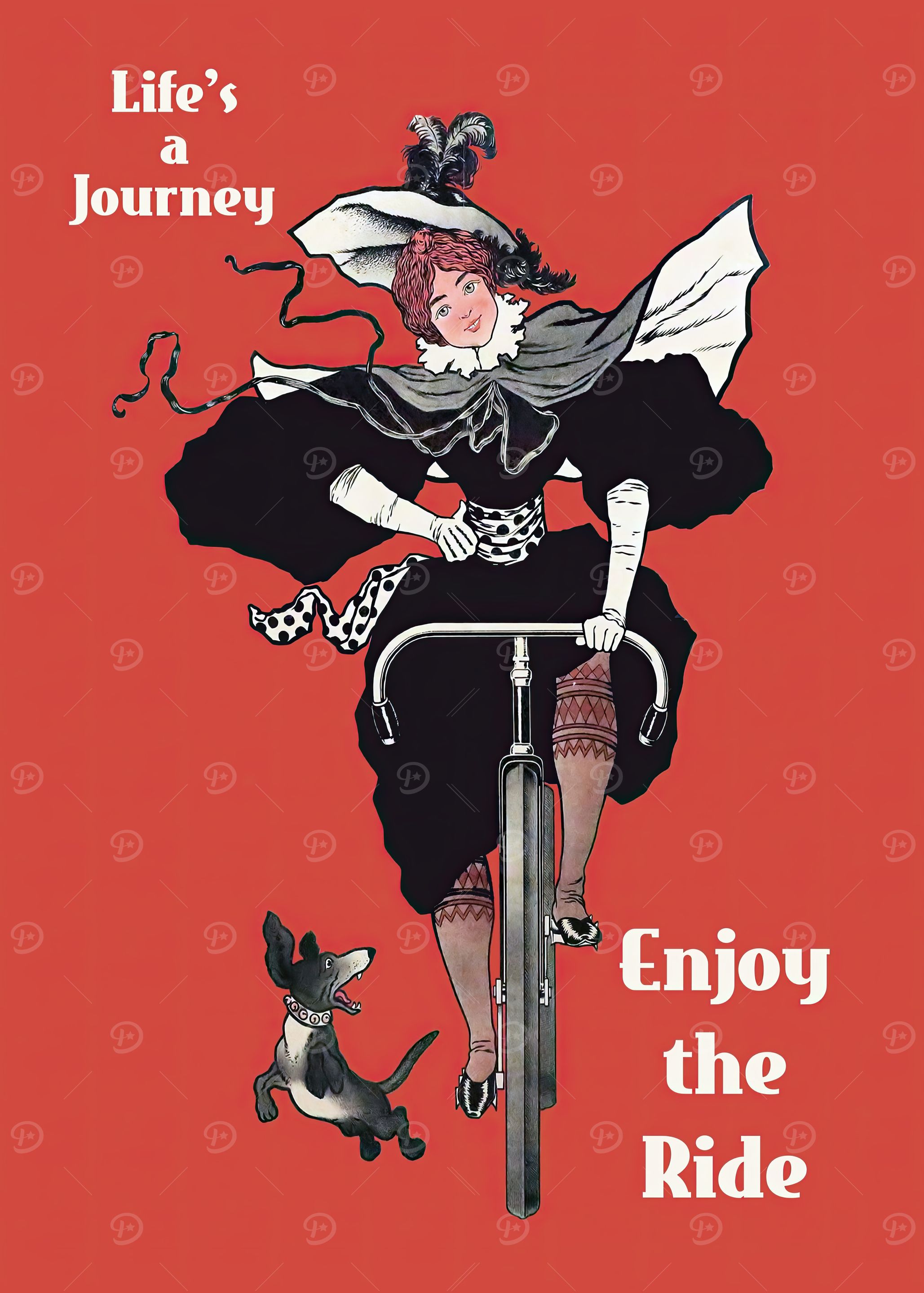 Vintage Bicycle Poster