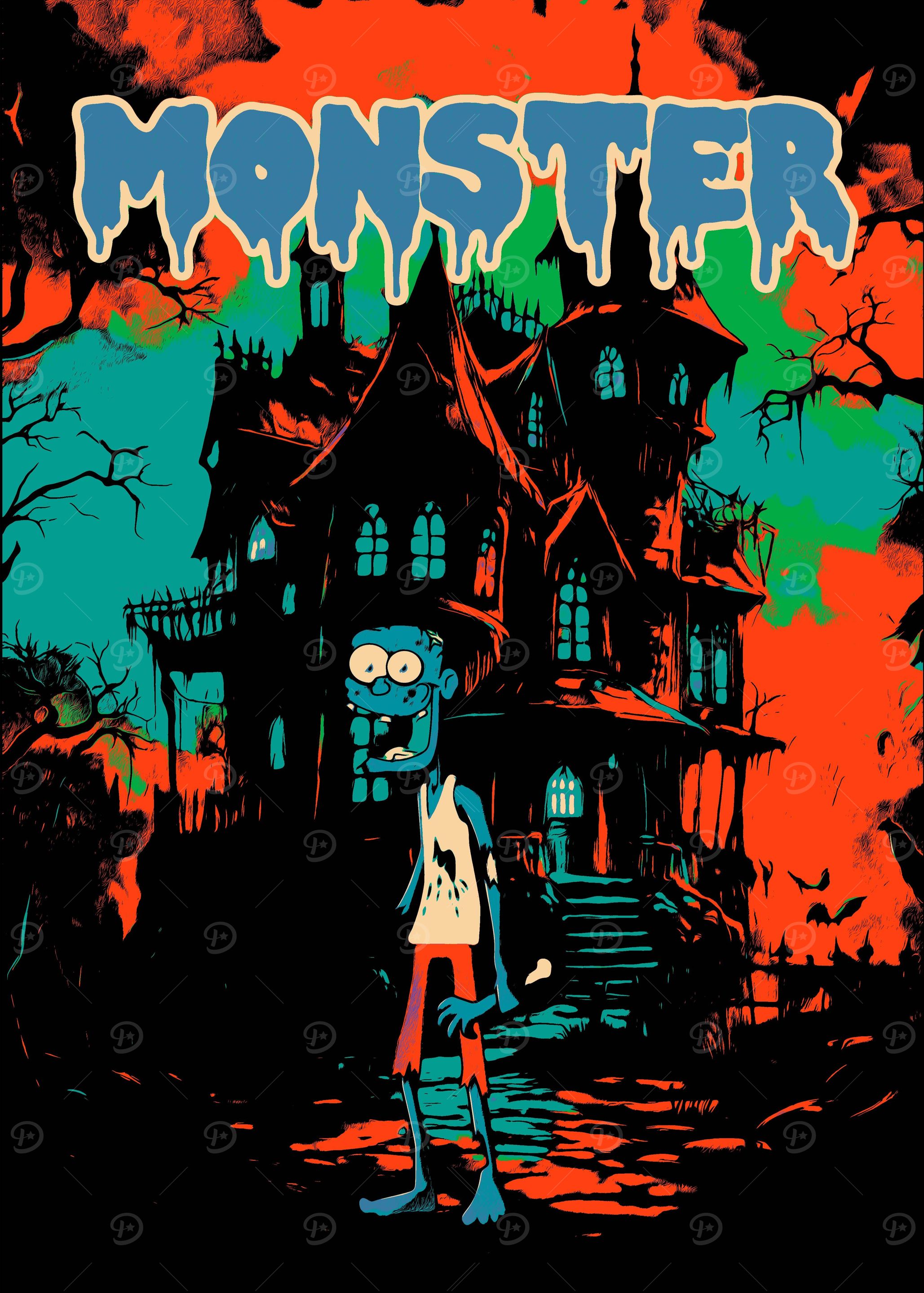 Monster House Illustration