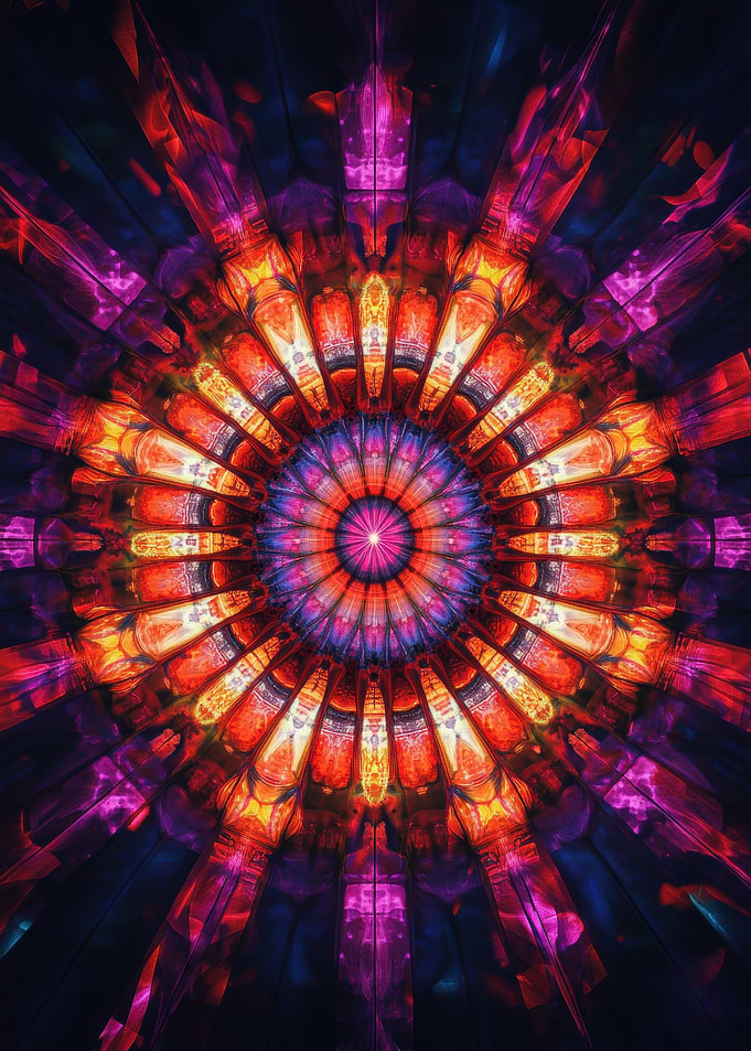 Stained Glass Mandala