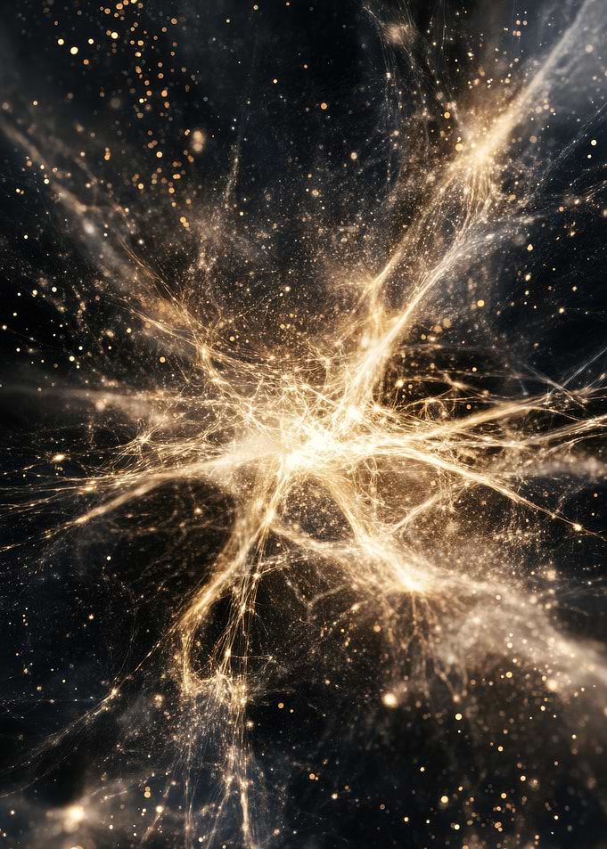 Cosmic Web Abstract Art