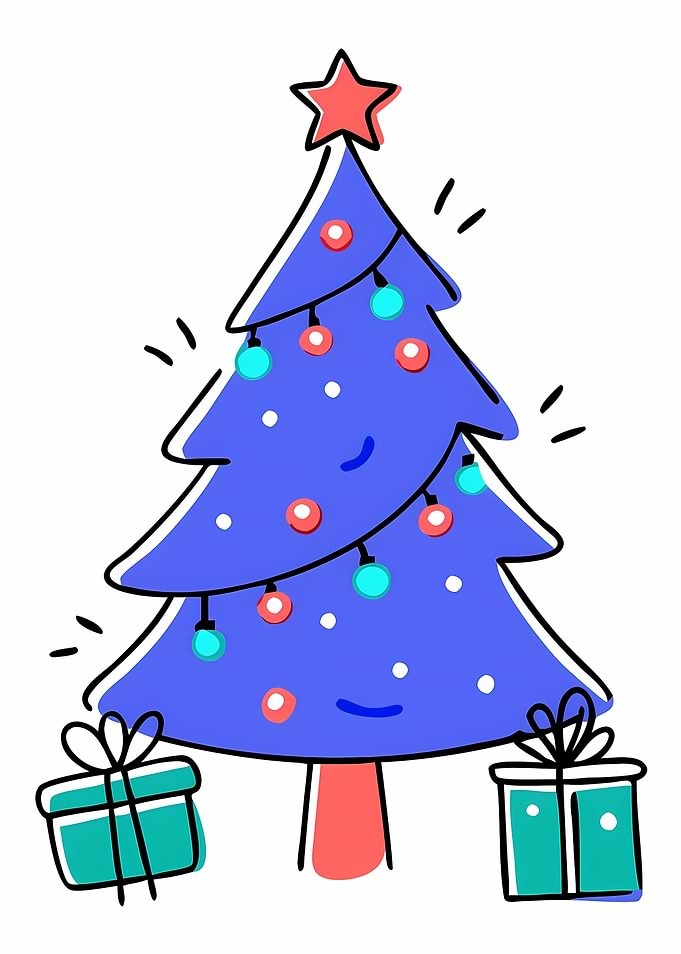 Christmas Tree Illustration