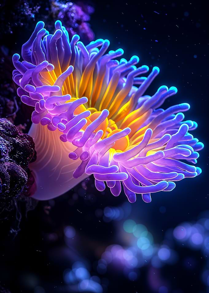 Vibrant Sea Anemone