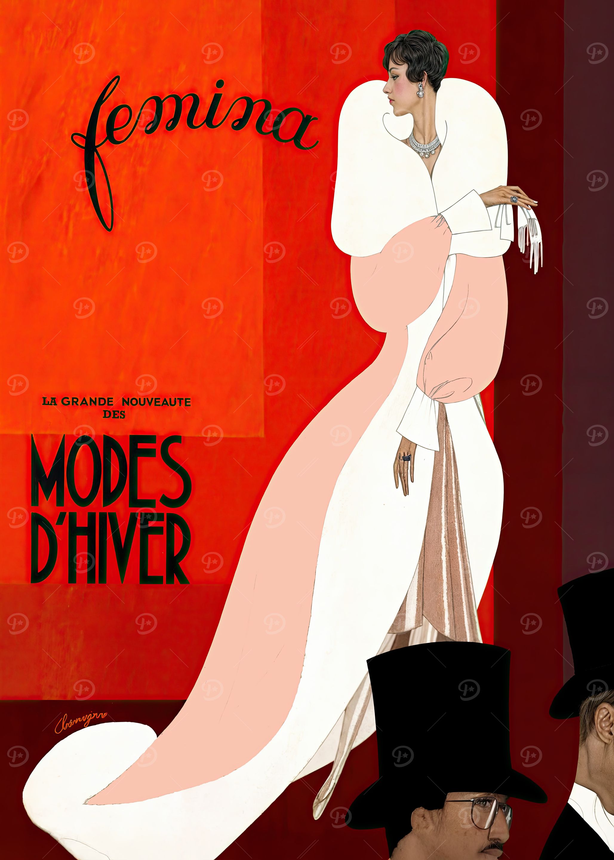 Femina Winter Fashion Poster