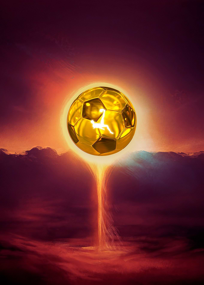 Golden Soccer Ball