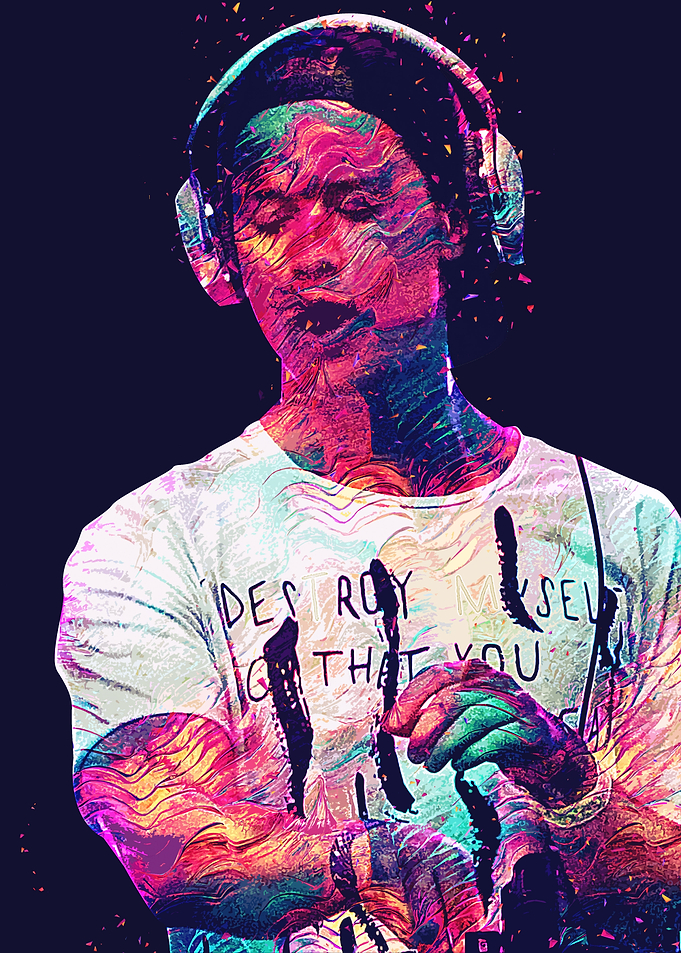 DJ kygo perform wear Headphones