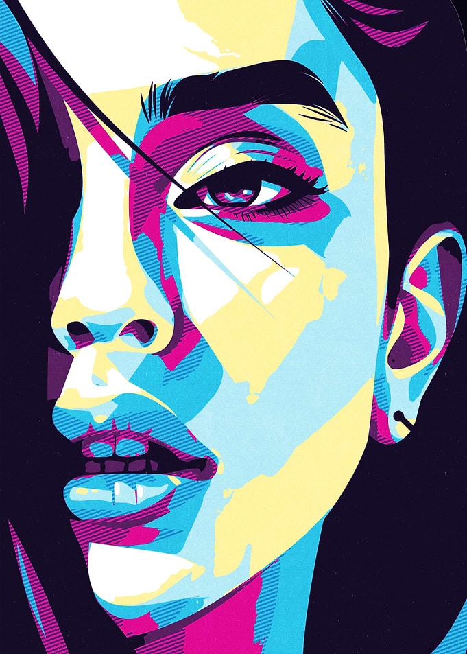 Ariana pop art
