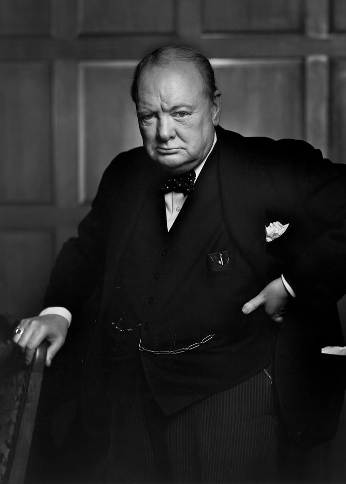 Winston Churchill Portrait