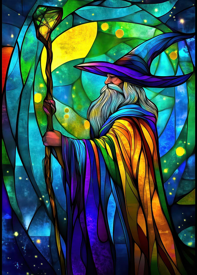 Stained Glass Wizard