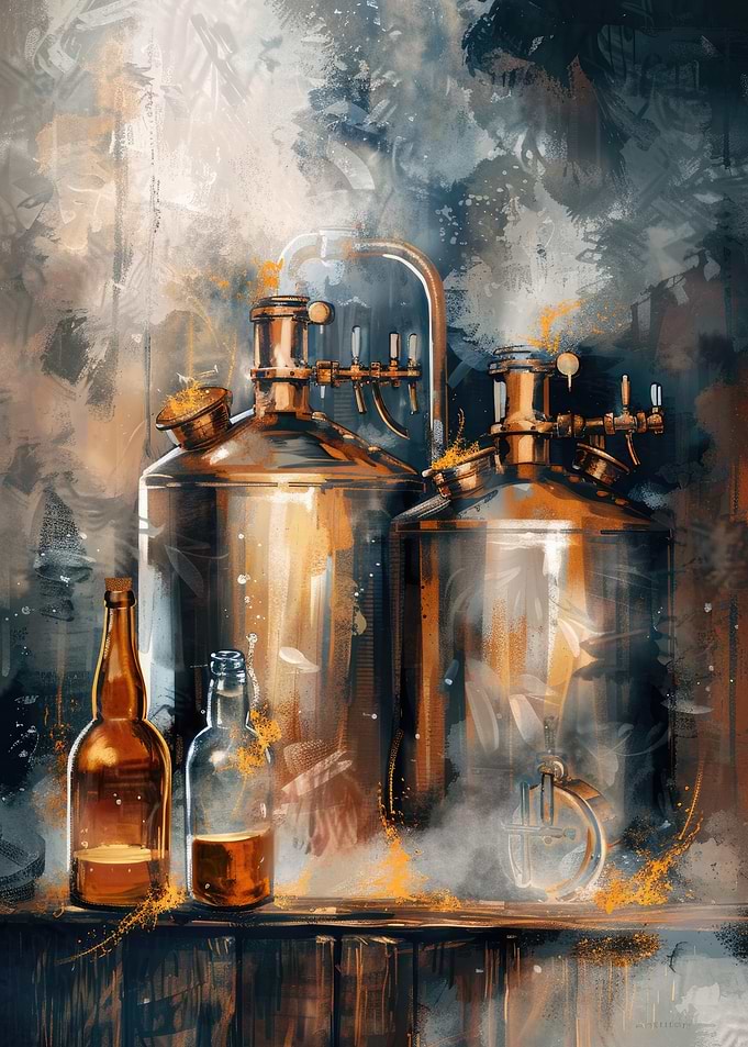 Copper Brewing Stills