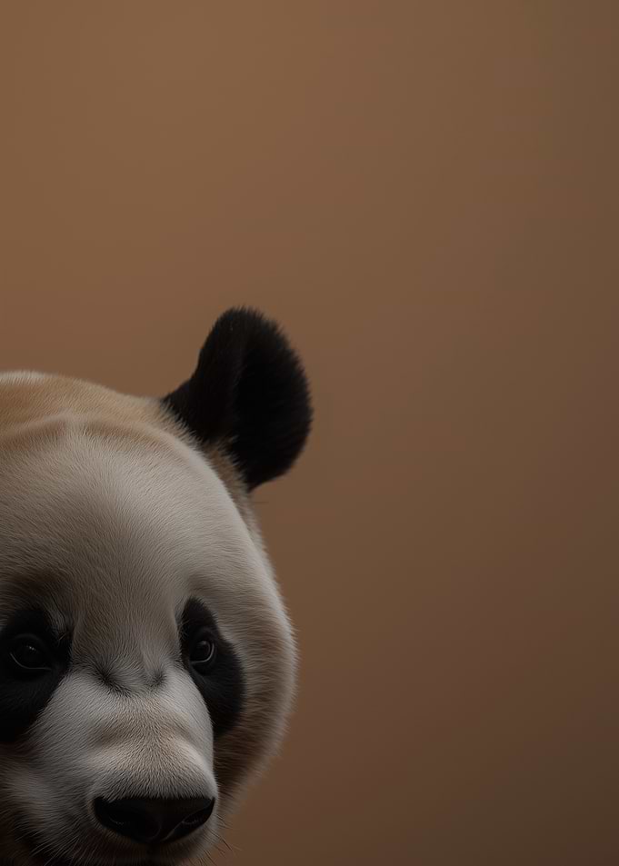 Close-up Panda Portrait