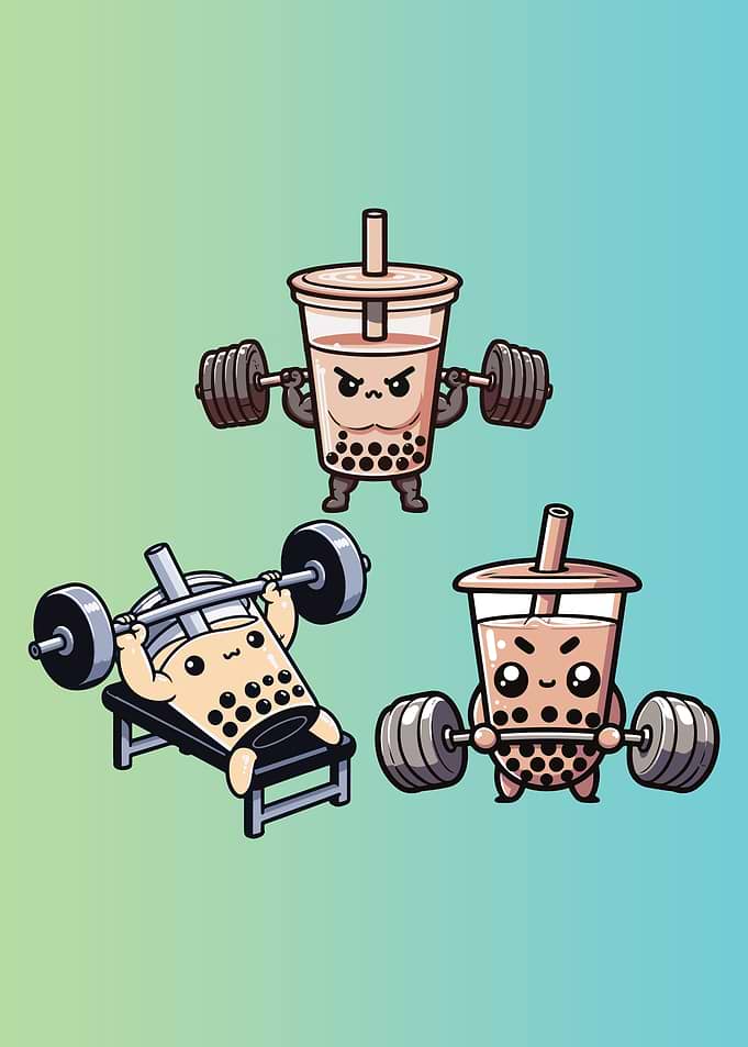 Powerlifting Boba - Squat Bench Deadlift